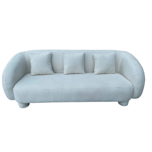 Sofá de Tres Plazas en Forma de U, Estilo Moderno, con Respaldo de Almohada, Madera Natural, Color Personalizado, para Sala de Estar u Oficina, Fabricado en Vietnam - Product Image 2