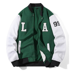 2026 New <b>Men</b> Autumn/Winter New <b>Letter</b> Positioning Print Outdoor Sports Casual Baseball <b>Jacket</b> - Product Image 1