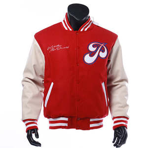 Custom Men's Varsity Jacket with Stand Collar Hooded Design custom Embroidery logo with embriodry <b>patch</b> Casual jacket - Product Image 1