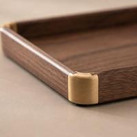 Plateau de service en bois naturel fait main, plateau de petit-déjeuner en bois, organisateur de cuisine moderne et luxueux, décoration pour table à manger, salle de bain et maison