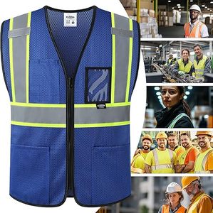Chaleco de Seguridad Reflectante de Alta Calidad para Hombre, Chaleco de Alta Visibilidad para Hombre - Product Image 1