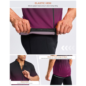 High Performance <b>Road</b> Cycling Jersey Quick Dry Fabric With Ergonomic Seams To Prevent Chafing During Long Cycle Training Days - Product Image 4