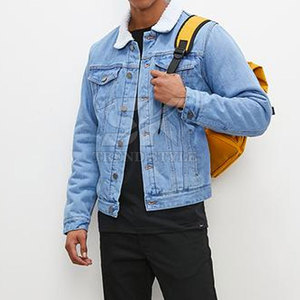 Veste en jean respirante pour homme, fabriquée avec des matériaux de haute qualité, best-seller, nouvelle arrivée, veste d'hiver pour homme adulte - Product Image 2