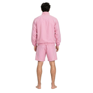<b>Mens</b> Nylon Tracksuit Jacket and <b>Shorts</b> Set <b>Lightweight</b> Sports Training Factory Service Uniform Wear Outfit Training Athletic Gym - Product Image 2