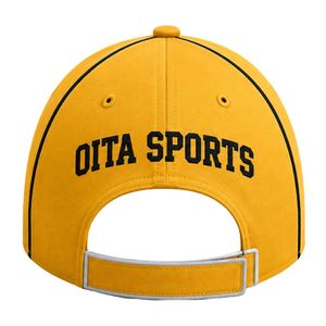 Gray Yellow Cricket <b>Cap</b> Adjustable Sports <b>Hat</b> Outdoor Cricket Accessories Breathable Team Headwear Casual Athletic Clothing - Product Image 2