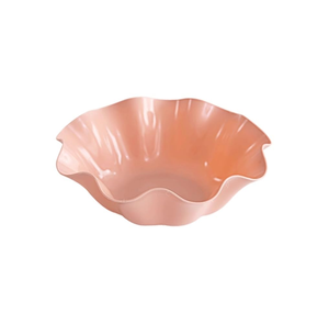 Best Design Eco-Friendly Classic Resin Flower Bowl Orange Under Glazed Decorative <b>Camping</b> Serving - Product Image 3