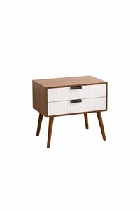 Nightstands End <b>Side</b> <b>Table</b> Solid Wood Legs for Bedrooms, Bedside <b>Table</b>, <b>Storage</b> Box,2 Drawer Designs, More <b>Storage</b> Space - Product Image 3