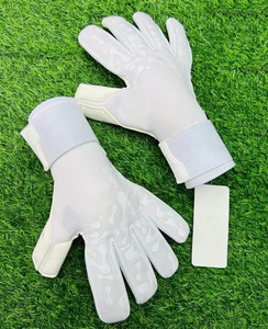 Guantes de Portero de Fútbol de Látex Blanco con Impresión por Sublimación, Correa de Muñeca Ajustable, Protección Completa para los Dedos, Unisex - Product Image 6