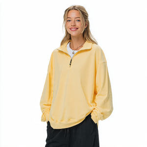 Camisetas Polo de Manga Larga para Mujer, Estilo Oversize con Cierre, para Invierno - Product Image 6