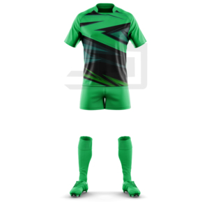 Ensemble de maillot et short de rugby imprimés, en tissu durable à séchage rapide, pour les sports d'équipe et les événements de ligue - Product Image 6