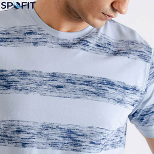 Camisetas Lisas de Alta Calidad para Hombre al por Mayor, Camisetas Lisas de Poliéster 100% Tejidas y Teñidas por Sublimación, Ajuste Slim - Product Image 2