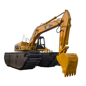 รถขุดสะเทินน้ำสะเทินบก รุ่น 320C มือสอง ราคาถูก 20 ตัน CATT 320C รถขุดสะเทินน้ำสะเทินบก ปรับแต่งได้ พร้อมทุ่นลอยน้ำแบบยืดหดได้ - Product Image 1