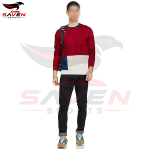 Wholesale Winter Warm Men <b>Sweatshirt</b> Thick Brushed Fleece Custom Logo <b>Plain</b> Crewneck Long Sleeve Pullover <b>Sweatshirt</b> - Product Image 3