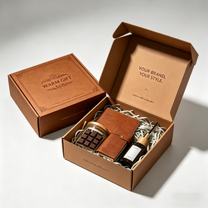 Boîte cadeau en papier rigide de qualité supérieure, logo personnalisé, emballage durable pour la vente au détail, le commerce électronique, les vêtements, les cosmétiques, emballage OEM ODM - Product Image 1