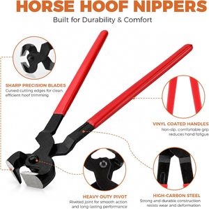 Alicates para Pezuñas de Caballo de 14 Pulgadas, Herramienta de Herrador de Acero con Alto Contenido de Carbono, Alicates Profesionales para Recortar Pezuñas - Product Image 3