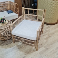 Chaise en rotin minimaliste de haute qualité pour la maison en plein air école Villa décor pour salon-Vente en gros