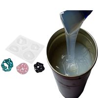 Caoutchouc de silicone liquide transparent RTV 2 à haute résistance, vulcanisé au platine, pour la fabrication de moules à bijoux