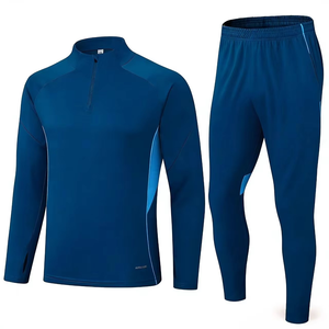Conjunto Deportivo de Entrenamiento a la Moda, Secado Rápido, 100% Poliéster, Cómodo, Absorbe la Humedad, Tallas Grandes, Ropa Deportiva de Fútbol - Product Image 2