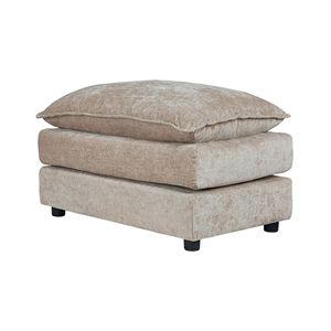 Set di Due Divani Color Caramello per Soggiorno con Due Poggiapiedi 2187 - Product Image 6