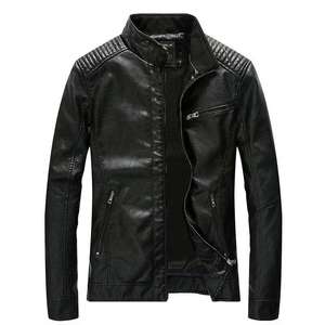 Chaqueta de Cuero Larga para Hombre, Nueva Moda, Transpirable, de Alta Calidad, Impermeable, Cortavientos, Informal, con Capucha, para Verano - Product Image 2
