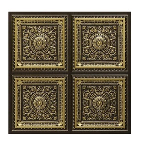 Paneles Decorativos en Relieve para Techo y Pared, Tamaño de Panel, Azulejos de Pared para Decoración del Hogar, Oficina, Latón Antiguo 6 - Product Image 1