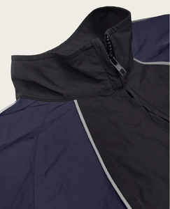 Chaquetas Cortavientos Ligeras de Alto Brillo con Franjas Reflectantes de Nailon, Cuello Alto, Estilo Casual para Primavera - Product Image 6