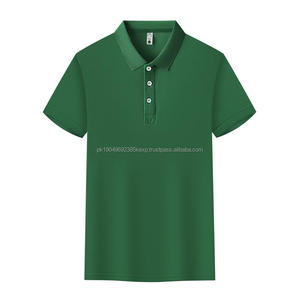 T-shirt décontracté en polyester à séchage rapide personnalisé, polos pour hommes, chemises de golf avec évacuation de l'humidité, taille américaine, livraison rapide - Product Image 3