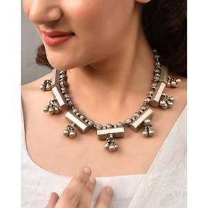 Collar de Plata Meera Jaipur - Product Image 1