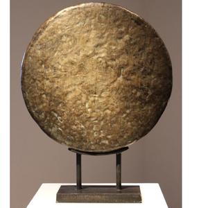 Sculpture abstraite traditionnelle en laiton et aluminium, art décoratif en métal, statue, figurine d'art métallique pour hôtel, décoration de table à domicile - Product Image 2