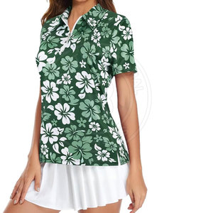 Polo de golf moderno para mujer, con ajuste cómodo, fabricado con tela refrescante que permite la libertad de movimiento para el recreo. - Product Image 3