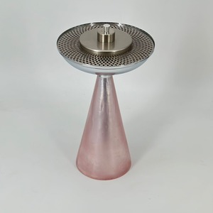 Quemador de Incienso Metálico Rosa, Porta Incienso de Resina, Difusor de Aromaterapia, Tapa de Malla de Acero Inoxidable, Decoración para el Hogar - Product Image 1