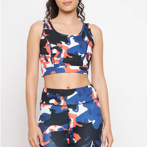 Soutien-gorge de sport tendance à marque privée pour femmes, maintien élevé, sans coutures, respirant, séchage rapide, col rond, pour dames - Product Image 1