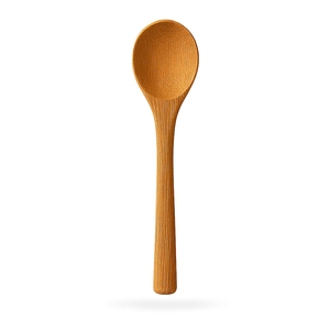 Eco-Friendly Handmade Natural Bamboo Wooden Spoon 6-Piece <b>Set</b> for Home Kitchen Cooking Dishwasher <b>Microwave</b> & Oven Safe - Product Image 1