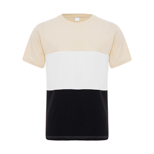 T-shirt Homme Personnalisé à 3 Nuances de Couleurs, Coton Premium, Coupe Décontractée, Usage Quotidien et Week-end, Fournisseur d'Usine OEM ODM - Product Image 4