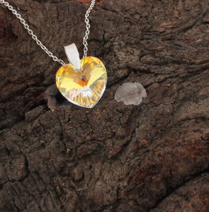 Pendentif en zircon mystique, argent sterling 925, plaqué platine vintage, collier avec pierre précieuse arc-en-ciel, charme unisexe, bijoux fins en gros - Product Image 5