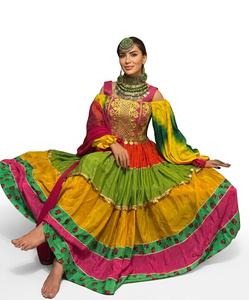 Vestido Tribal Afgano Kuchi Auténtico, Colección de Vestidos Bordados a Mano, Vestido Banjara Balochi Vintage, Vestido Afgano Kuchi - Product Image 1