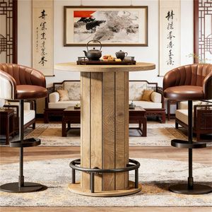 Circular <b>Small</b> Wine Table Coffee Table Cocktail Table Only-<b>Bar</b> Table - Product Image 4