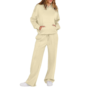 Conjunto Deportivo de Dos Piezas para Mujer, con Capucha, Estampado Informal, Personalizado, Ligero, Sudadera Cálida de Secado Rápido para Entrenamiento Deportivo - Product Image 4