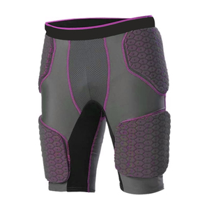 Hot Selling <b>Foam</b> <b>Padding</b> Knee Pads Rugby Protector Compression Fitness Basketball Crash Pants with Custom Colors - Product Image 5