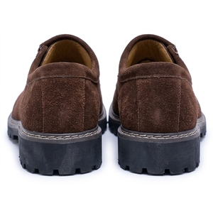 Zapatos de Caminar para Hombre, Color Marrón, de Ante Sintético, Impermeables, para Otoño, con Suela Antideslizante de EVA, Punta Redonda, con Cordones, Estilo Casual - Product Image 4