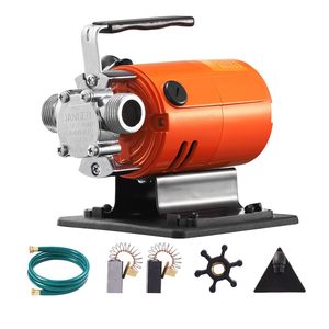 Pompa di Trasferimento Acqua Elettrica Portatile 120V AC 360 GPH con Kit Tubo di Aspirazione da 6 Piedi, 1/10 HP, con Spazzole in Carbonio e Impeller - Product Image 6