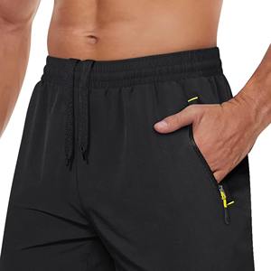 Pantalones Cortos Deportivos Casuales de Lona Hechos en Fábrica OEM, Nuevo Diseño, Llegada de Verano, Ajuste Cómodo, Secado Rápido, Transpirables, de Alta Calidad para Hombre - Product Image 3