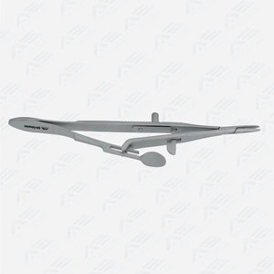 Portaagujas Oftálmico Recto de 14 cm, Portaagujas Kalt de Acero Inoxidable de Alta Calidad, Pinzas Rectas - Product Image 2