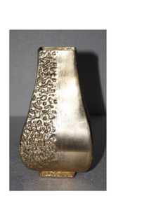 Jarrón de Latón Texturizado Hecho a Mano, Jarrón de Flores de Metal de Lujo, Decoración Moderna para el Hogar, Adorno Decorativo para Mesa, Oficina, Hotel, Artículo de Regalo - Product Image 2