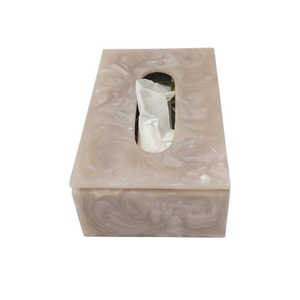 Boîte à mouchoirs décorative en résine de qualité supérieure pour salle de bain, comptoir de cuisine et salon - Product Image 4