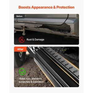 Juego de 4 Protectores de Panel Lateral para Chevrolet Silverado 1500 Cabina Extendida 2014-2018, Repuesto Compatible para Carrocería de Camioneta Trail Ar - Product Image 5