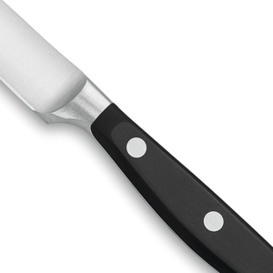 Couteau utilitaire professionnel de 4,5 pouces avec lame en acier inoxydable tranchante, manche noir à triple rivet pour la cuisine, les fruits, les légumes, la viande - Product Image 6