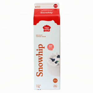 Crème de garniture non laitière HALAL Snowhip 1KG pour la décoration de gâteaux et desserts – Fournisseur mondial OEM/ODM à bon prix - Product Image 1