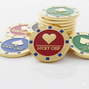 Souvenir de Las Vegas, Cadeaux promotionnels, Pièce de défi, Jeton de poker personnalisé en alliage de zinc plaqué or imprimé UV - Product Image 6