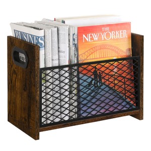 Porte-revues en teck conçu par des artisans - Vente en gros - Product Image 1